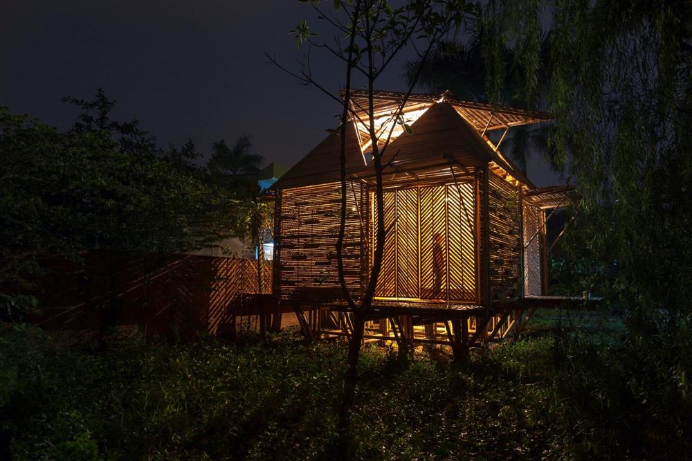 Bamboo dwelling in Vietnam
